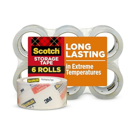 Scotch Long Lasting Storage Packaging Tape, 1.88" x 54.6 yd